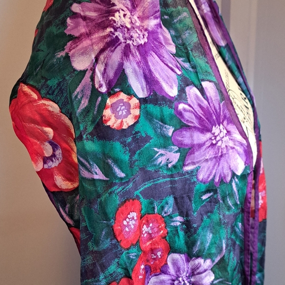 Vintage Careta 💯 silk scarf japan - Picture 5 of 11